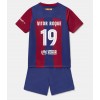 Barcelona Vitor Roque #19 Hjemmedraktsett Barn 2023-24 Kortermet (+ korte bukser)